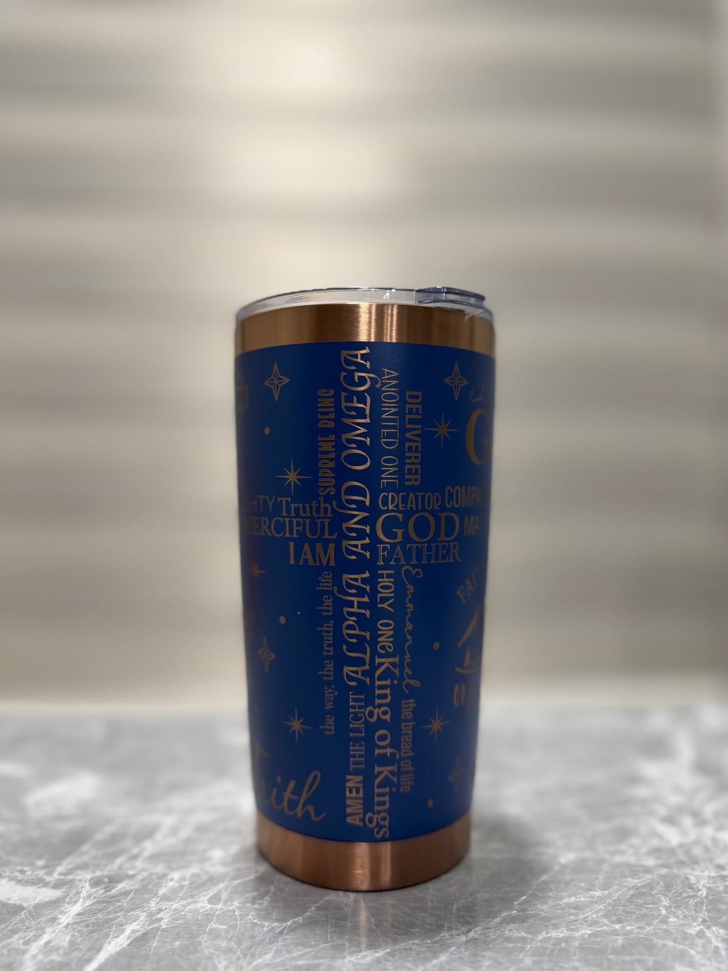 20oz Tumbler - ‘Man of God’ design E&S Creative Works